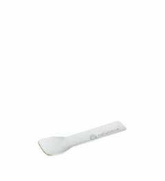 Paper Ice Cream Spoon 9 cm - White 