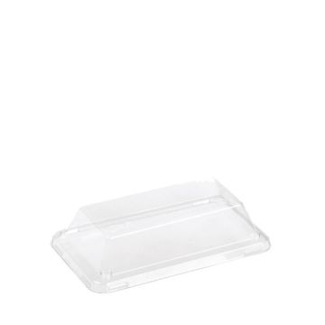 PLA deksel voor food tray 14,3x8,1x1,8cm