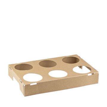 FSC® Kraft biertray 6-vaks