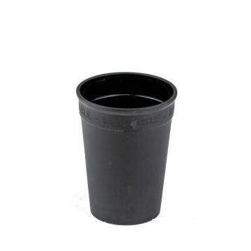 Wiederverwendbarer Kaffeebecher 2,5dl/80mm Ø schwarz