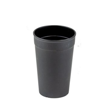 Wiederverwendbare Kaffeetasse 3,0dl/80mm Ø schwarz