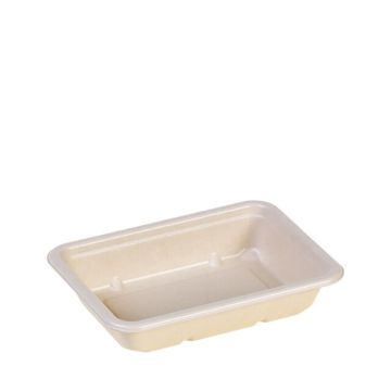 Sugar cane menu tray 420ml/ 17.5x12.5cm Bio-lamb.