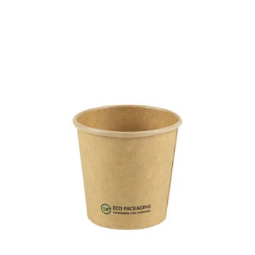 FSC® kraft/PLA sausbeker 3oz/90ml/61mm Ø