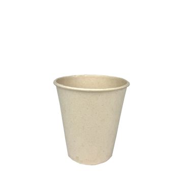 Sugar cane cup 8oz/240ml/80mm Ø brown