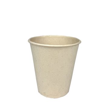 Sugar cane cup 12oz/360ml/90mm Ø brown