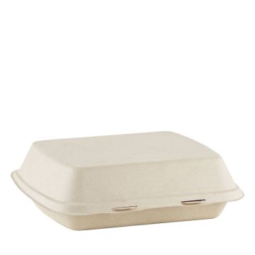 Sugar cane menu box 1 compartment 22.9x20.5x7.8cm IP4