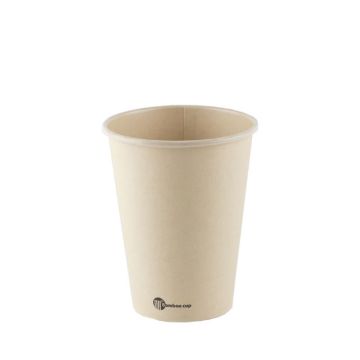 Bamboe/ PLA koffiebeker 12oz/360ml/90mm Ø