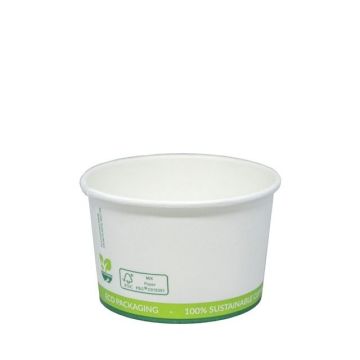 FSC® cardboard/PLA ice cream cup 4oz/120ml/76mm Ø x 47mm