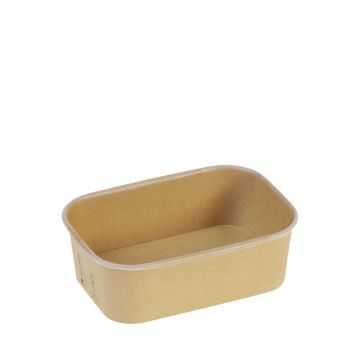 FSC® kraft/PLA bak 750ml/17,3x12x5,7cm