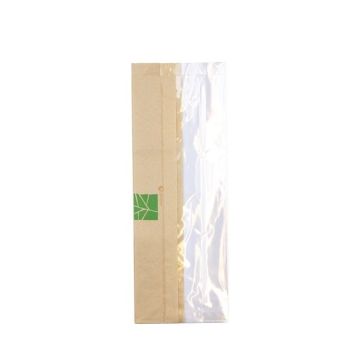 Paperwise/PLA window bag 280x100x(2x30)mm