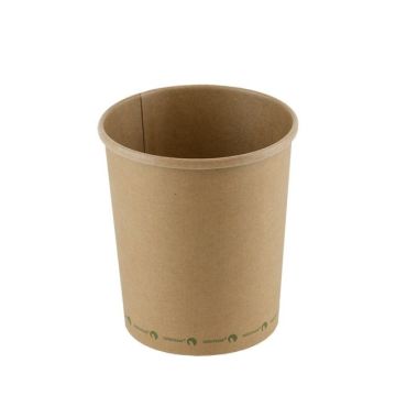 Kraft/PLA soup cup 32oz/960ml/117mmØx135mm