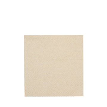 FSC® Serviette recycelt/ungebleicht 33x33cm ¼ Falz 1-lagig