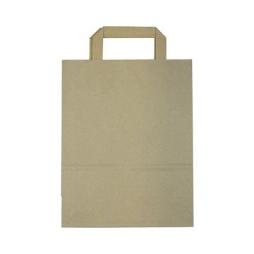 Kraft paper carrier bag 22x10x28cm brown