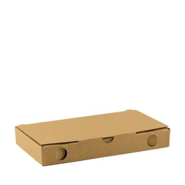 Kraft pizza slice doosje 22x12x3cm blanco