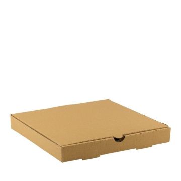 Kraft pizza doos 24x24x3cm blanco