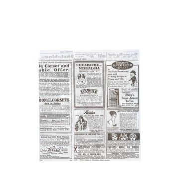 Grease-free newspaper snack bag 17x18cm