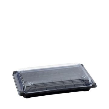 PLA sushi tray 24,5x15x4cm met deksel