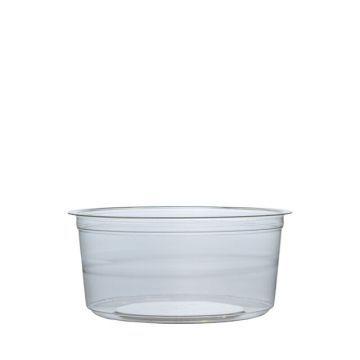 PLA deli container 360ml/11,5cm Ø x 5cm hoog