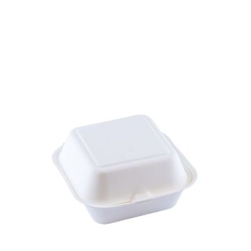 Suikerriet hamburgerbox 500ml/150x150x80mm