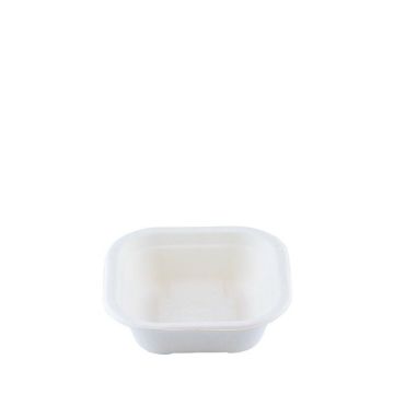 Sugar cane container 240ml/130x130x42mm