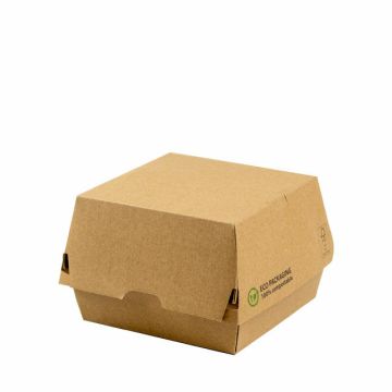 FSC® golfkarton hamburgerbox 120x120x95mm