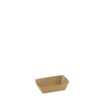 FSC® kraft/PLA coated snackbakje 72x38x28mm A1