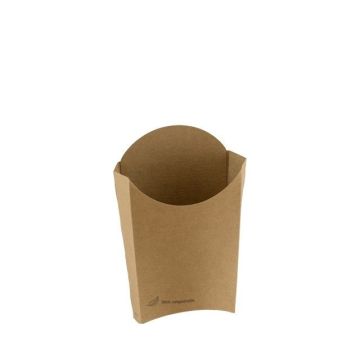 FSC® kraft/PLA frites scoop cup L