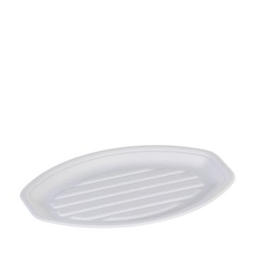 Suikerriet cateringschaal 34x23,5cm wit