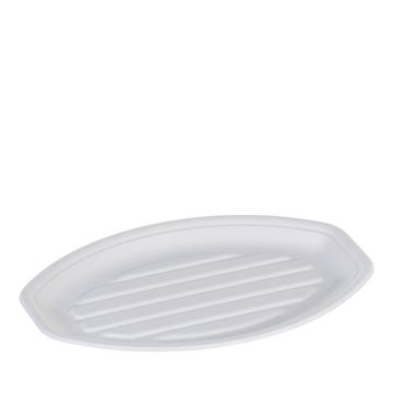 Suikerriet cateringschaal 43x28cm wit