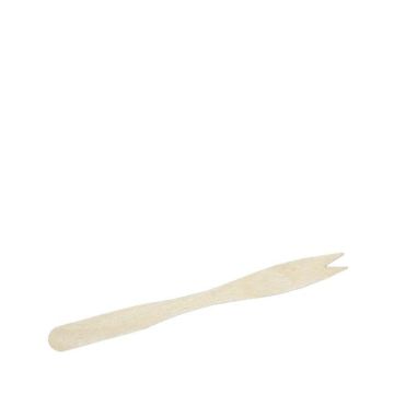 FSC® wooden snack fork 140mm