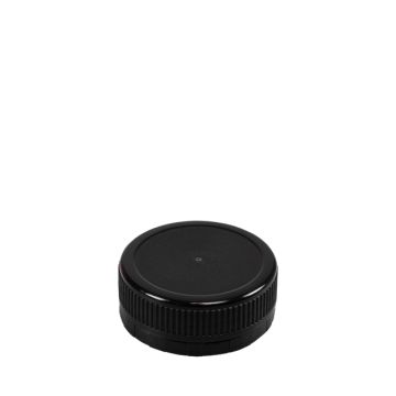 HDPE cap 40mm Ø black