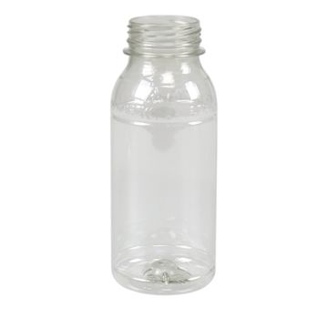 RPET bottle transparent 250ml without cap