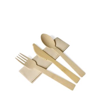 Bamboo Cutlery Set 17 cm