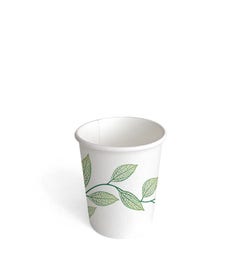 White Ceramic Cappuccino & Latte Coffee Cups, For Restaurant, Capacity: 210  ml